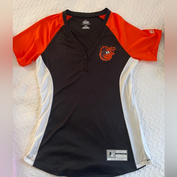 Majestic Tops - Women’s Baltimore Orioles Jersey Large